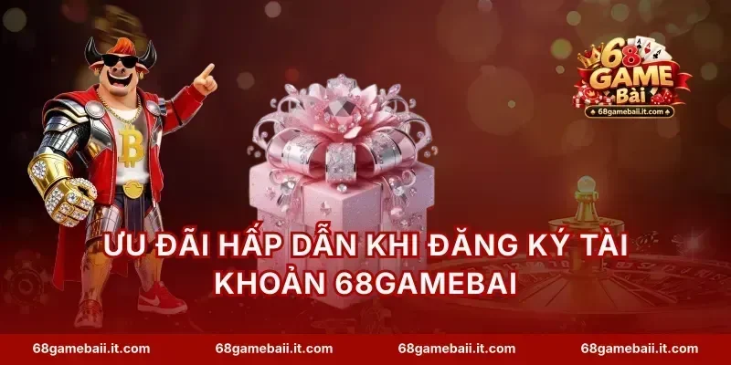 Ưu đãi hấp dẫn khi đăng ký tài khoản 68gamebai